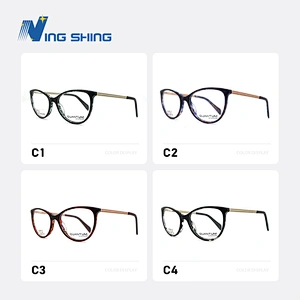 NEW arrival spring hinge design eyeglasses frame handmade acetate eyewear optical glasses spectacle frames metal temple