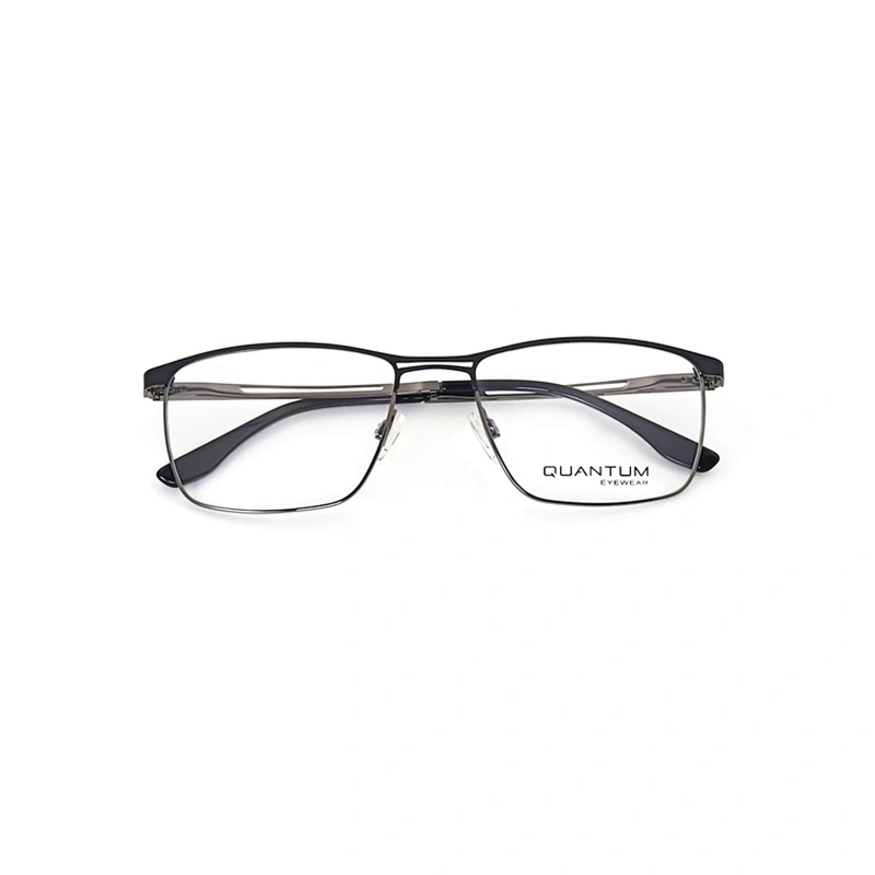 Low MOQ Cheap Full Rim Glasses Metal Round Frame Men Brown Optical Eyeglass