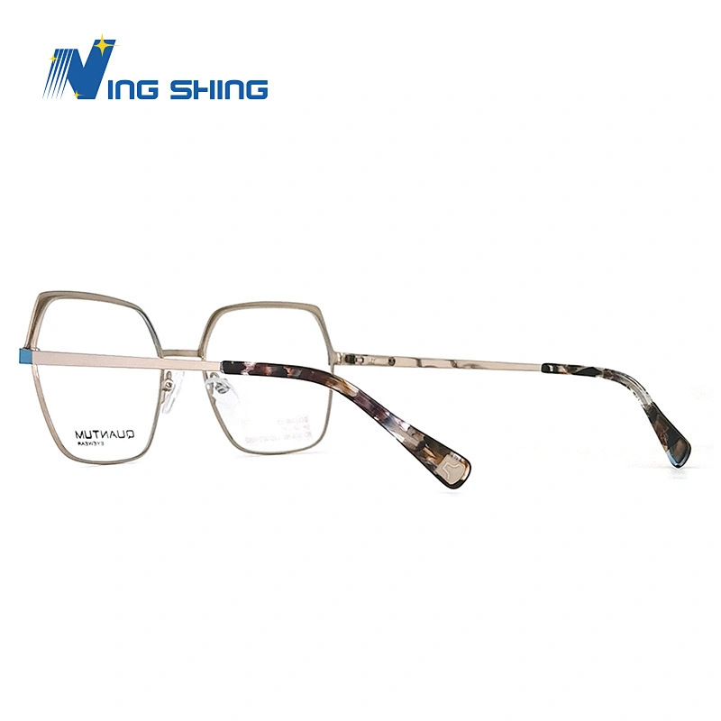 2019 NEW design Individual character color matching eyewear Fine lines  spectacle frame  Alloy Carve optical  glasses colorful