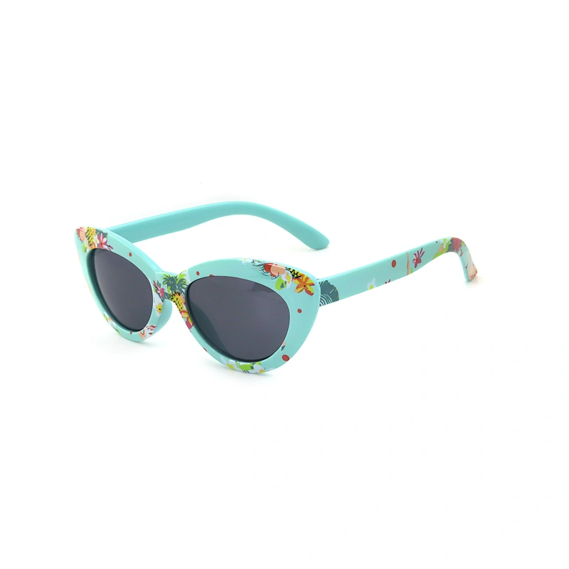 Hot Selling Trendy Kids Plastic Frame Uv400 Cat Eye Sunglasses Sun Glasses