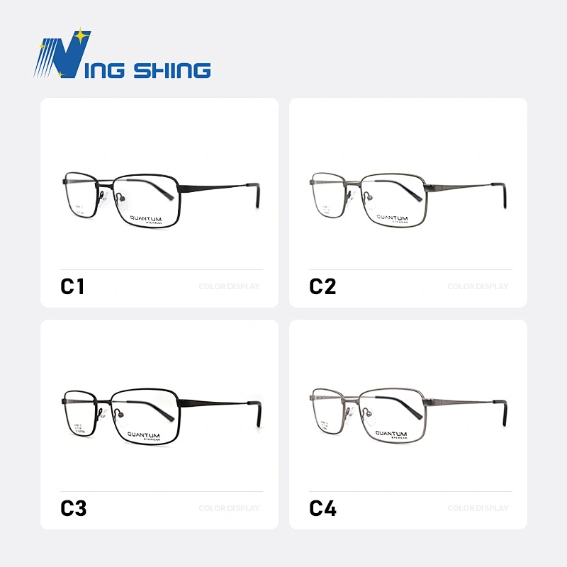 2019 New Arrival Durable Mens Eyewear Metal Frame Half Rim Designer Clear Lens Eye Glasses Framemen optical frame