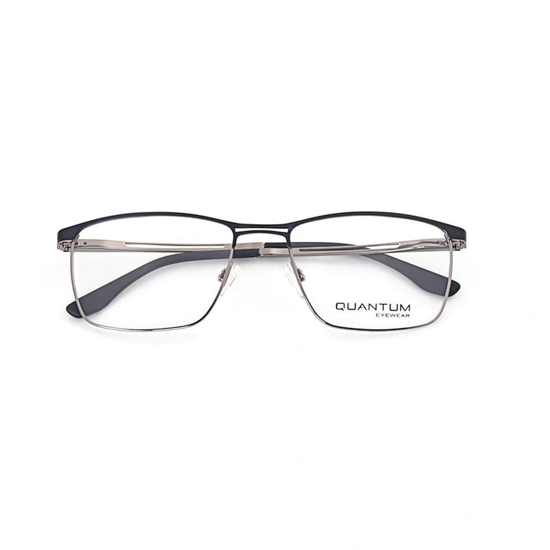 Low MOQ Cheap Full Rim Glasses Metal Round Frame Men Brown Optical Eyeglass