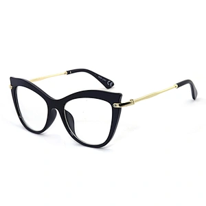 2020 New arrival eyewear eyeglasses Fashion sunglass  plastic & brass frame and AC lens Ladies eyeglasses frames
