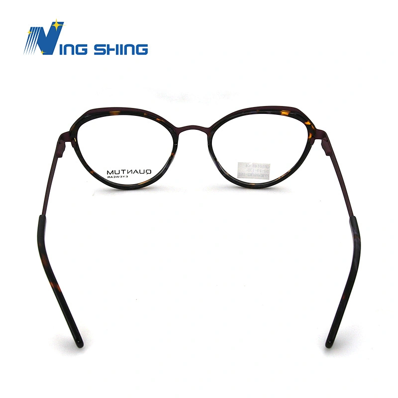 New Arrival Glasses Optical Frame Half Fra Metal Frame Half Rim Designer Clear Lens Eye Glasses Frame oem eyeglasses frames