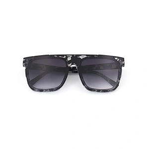 New Style Security High Quality Oversize Frame Pc Women Plastic Rectangle Sunglasses