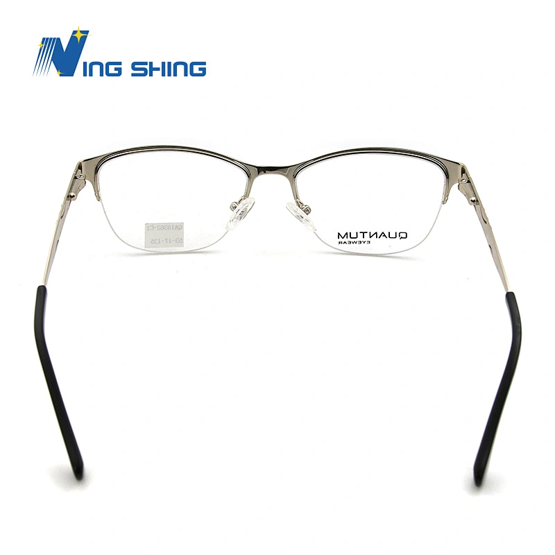 2020 New Arrival Glasses Optical Frame Half Fra Metal Frame Half Rim Designer Clear Lens Eye Glasses Frame oem eyeglasses frames