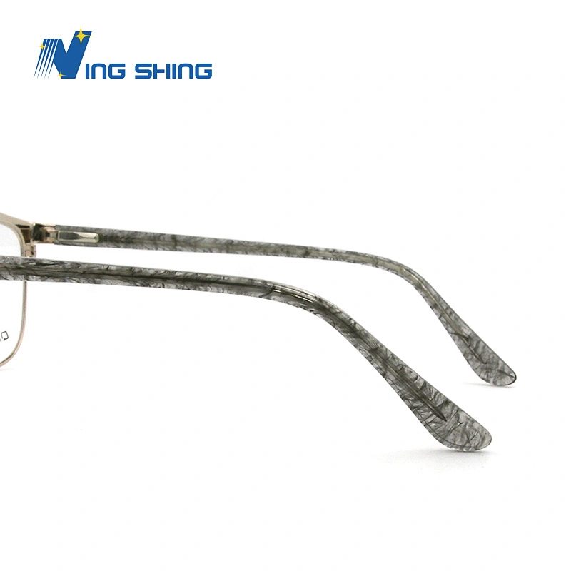 2020 New Arrival Glasses Optical Frame Half Fra Metal Frame Half Rim Designer Clear Lens Eye Glasses Frame oem eyeglasses frames