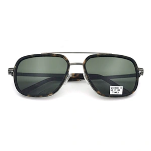 2019 NingShing NewAcetate Sunglasses Frame Glittering cloth Spring Shiny Metal temples Nickle-free Plating Acetate t Custom logo