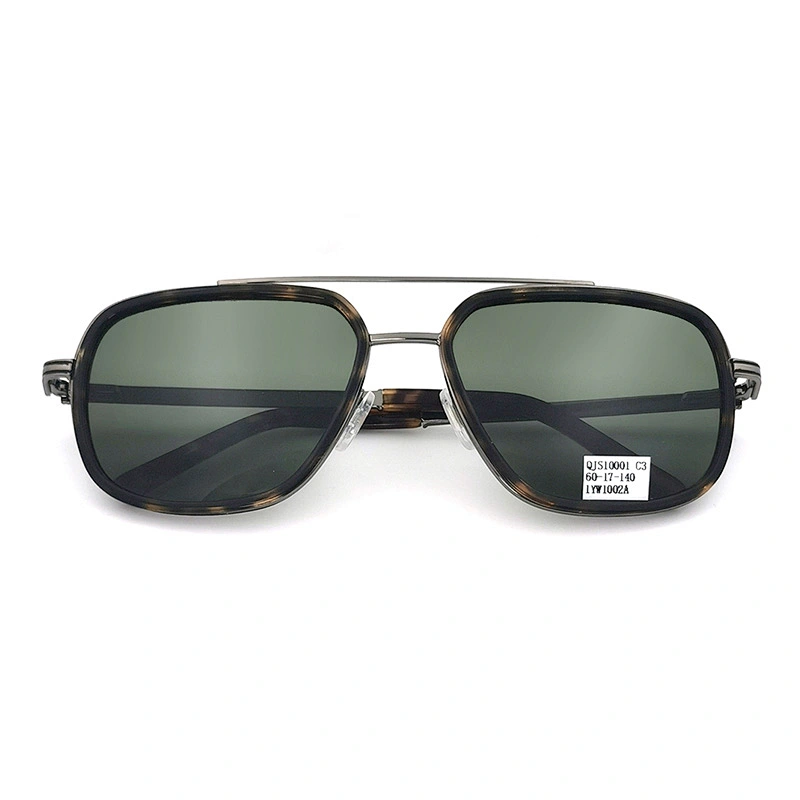 2019 NingShing NewAcetate Sunglasses Frame Glittering cloth Spring Shiny Metal temples Nickle-free Plating Acetate t Custom logo