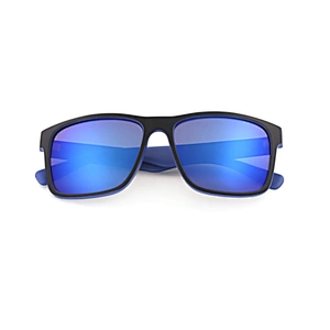 Competitive Price Trendy Custom Wholesale Hot Custom Uv400 Mirror Lens Plastic Sunglasses