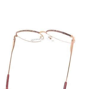 Quality Guarantee Stylish Latest Fashion Korean Metal Eye Glasses Frame Optical