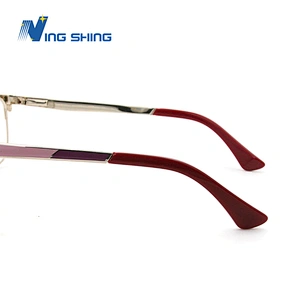 New Arrival Glasses Optical Frame Half Frame Metal Frame Half Rim Designer Clear Lens Glasses Frame oem eyeglasses frames