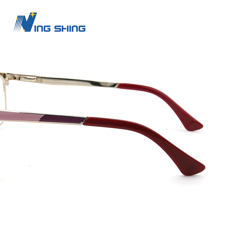 New Arrival Glasses Optical Frame Half Frame Metal Frame Half Rim Designer Clear Lens Glasses Frame oem eyeglasses frames