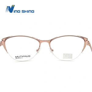 2020 New Arrival Glasses Optical Frame Half Fra Metal Frame Half Rim Designer Clear Lens Eye Glasses Frame oem eyeglasses frames