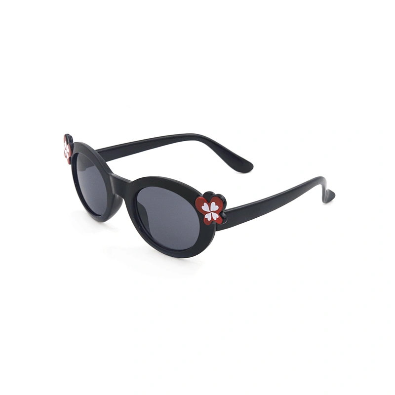 Wholesale Custom Colorful Lens Blue Light Flower 2020 Girls Boys Kids Sunglass