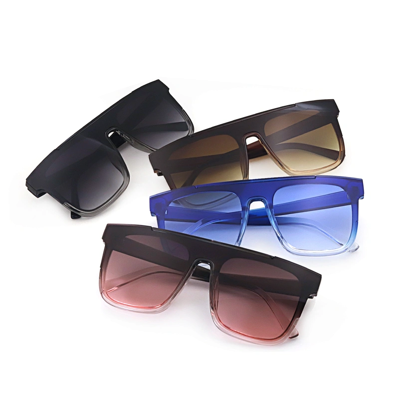 Competitive Price Trendy Custom Logo Wholesale Women's Plastic Sunglasses
