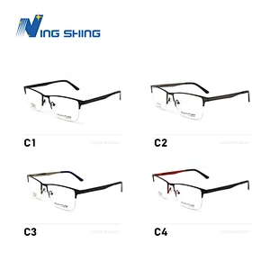 2020 NingShing Magnetic Clip On optical frames metal eyewear fast change sunglasses polarized  anti blue ray