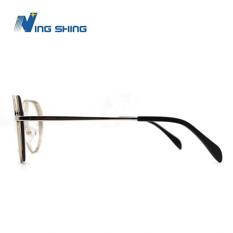20192020 New Arrival Durable ladies Eyewear Metal Frame Half Rim Designer Clear Lens Eye Glasses Framemen optical frame