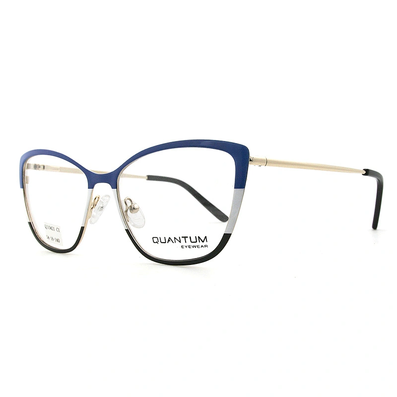 New Arrival Glasses Optical Frame Half Fra Metal Frame Half Rim Designer Clear Lens oem eyeglasses frames