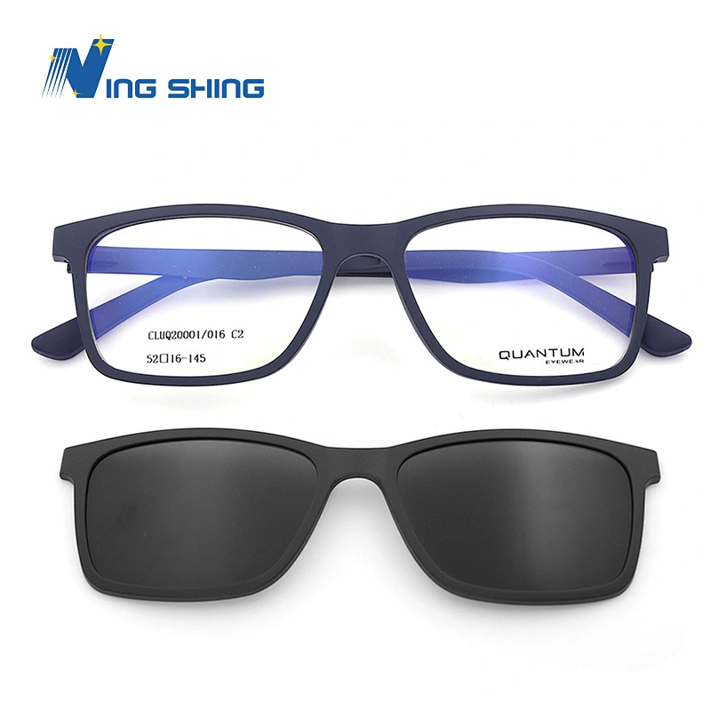 2019New model optica frame spectacles frame magnetic clip-on optics frames sunglasses odm