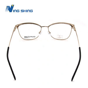 2019 NEW design eyewear Fine lines  spectacle frame  Alloy Carve optical  glasses