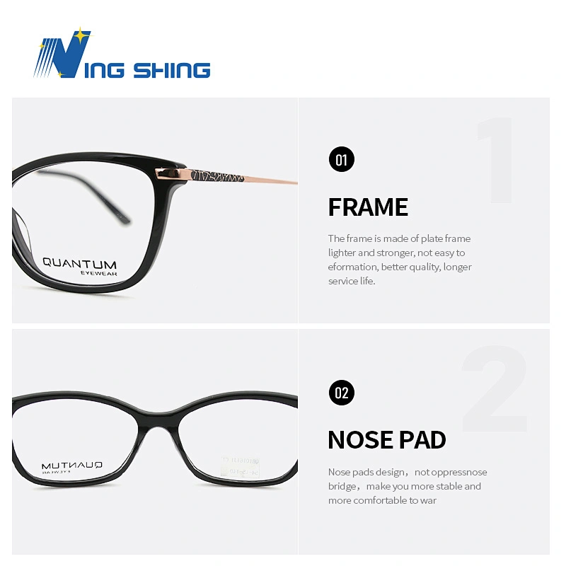 2019 NEW design eyewear  acetate Nickle-free Plating Acetate Carve optical  glasses
