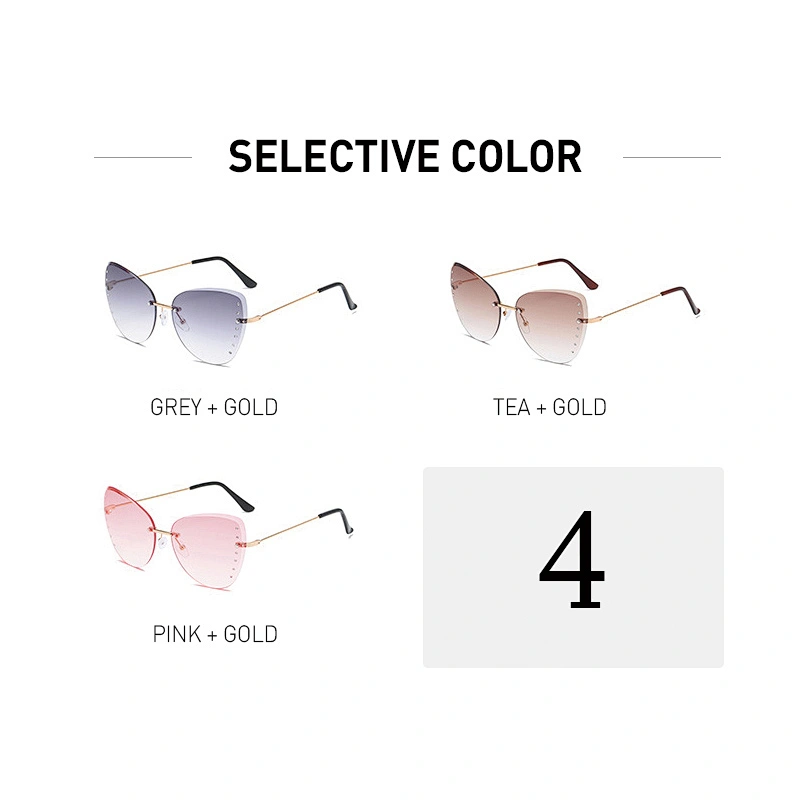 2020New American wind big square diamond colored sunglasses hot style fashion sunglasses for women