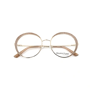 Morden Popular Round Metal Frames Thin Temple Optical Eyeglasses