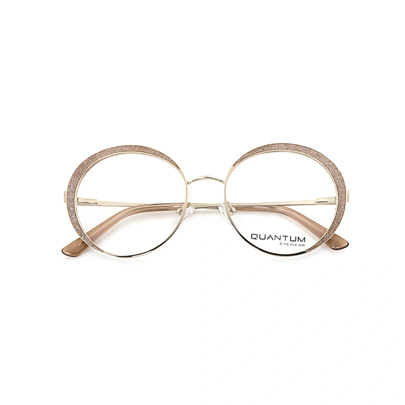 Morden Popular Round Metal Frames Thin Temple Optical Eyeglasses