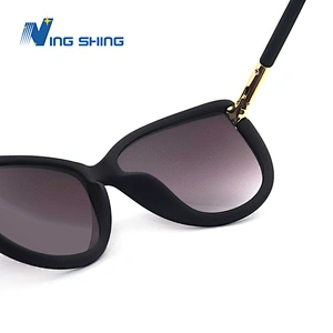 2020 New arrival Fashion eyeglasses rubber frames Ladies Sunglass plastic & brass frame and coated lens