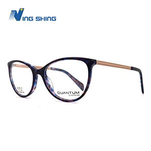 NEW arrival spring hinge design eyeglasses frame handmade acetate eyewear optical glasses spectacle frames metal temple