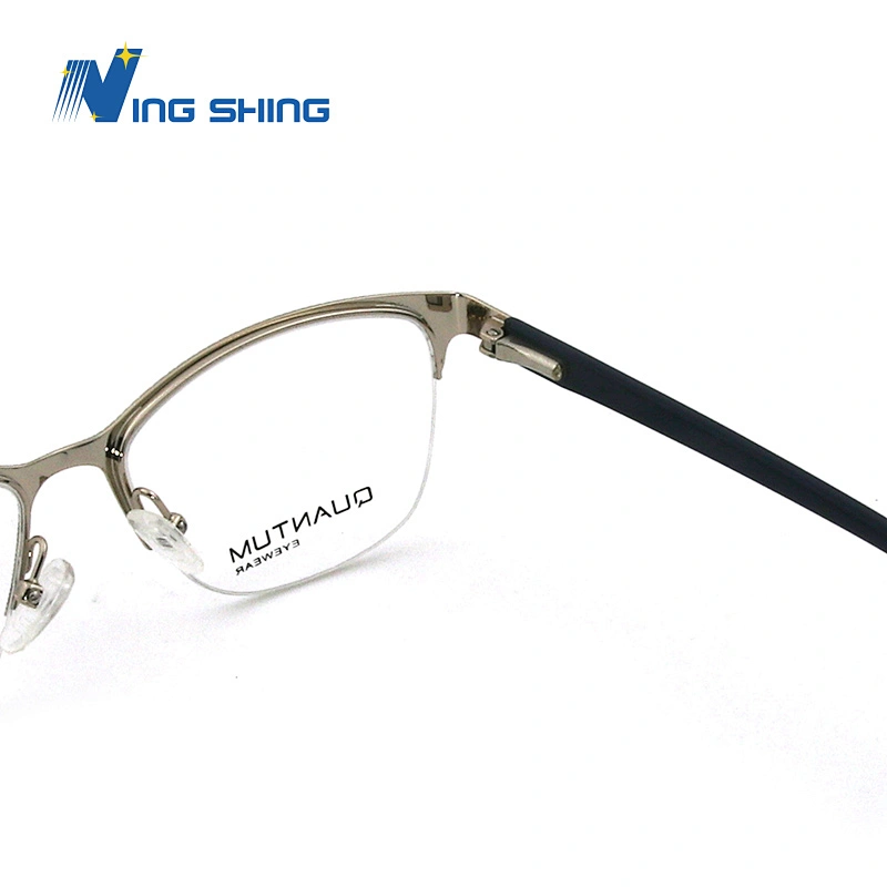 2020 New Arrival Glasses Optical Frame Half Fra Metal Frame Half Rim Designer Clear Lens Eye Glasses Frame oem eyeglasses frames