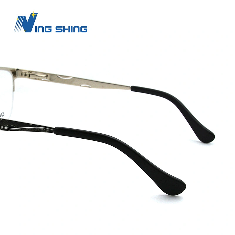 2020 New Arrival Glasses Optical Frame Half Fra Metal Frame Half Rim Designer Clear Lens Eye Glasses Frame oem eyeglasses frames