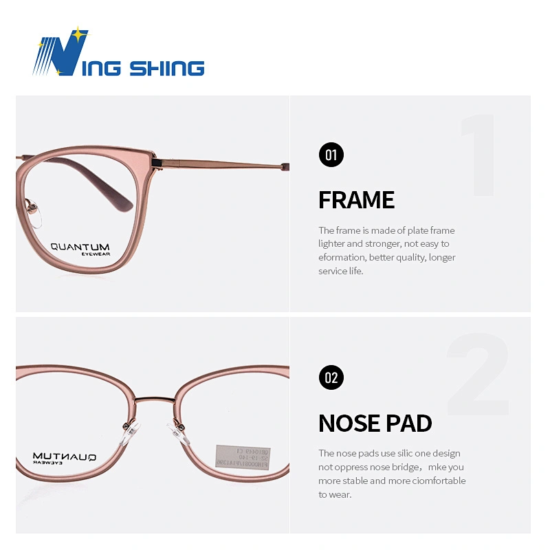 2020 New Arrival Glasses Optical Frame Half Fra Metal Frame Half Rim Designer Clear Lens Eye Glasses Frame oem eyeglasses frames
