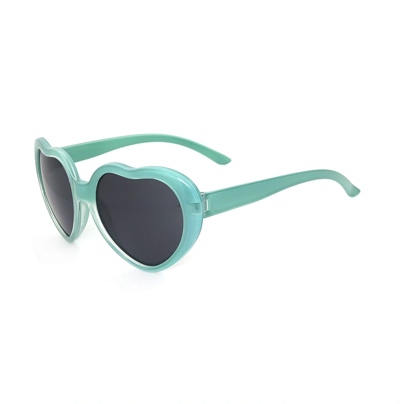 High Quality Kids Promotional Trendy Plastic Heart Sunglasses Sun Glasses
