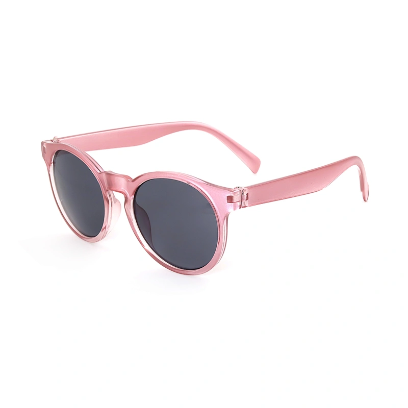 High Quality Multicolored Fashion Kids Cute Plastic Round Uv400 Sunglasses