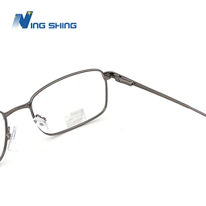 2019 New Arrival Durable Mens Eyewear Metal Frame Half Rim Designer Clear Lens Eye Glasses Framemen optical frame