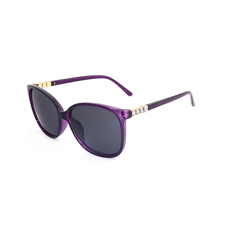 Customized Fashionable Uv400 Women Sun Glasses Plastic Frame Sunglasses