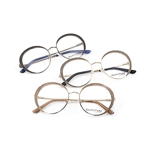 Morden Popular Round Metal Frames Thin Temple Optical Eyeglasses