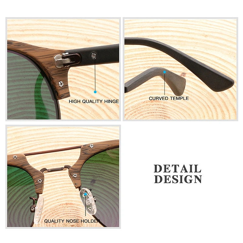 NEW Hipster retro fashion bamboo and wood sunglasses polarized wooden men and women Sunglasses