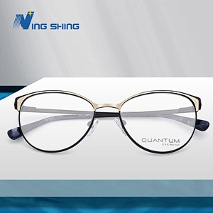 2020 New Arrival Glasses Optical Frame Half Fra Metal Frame Half Rim Designer Clear Lens Eye Glasses Frame oem eyeglasses frames