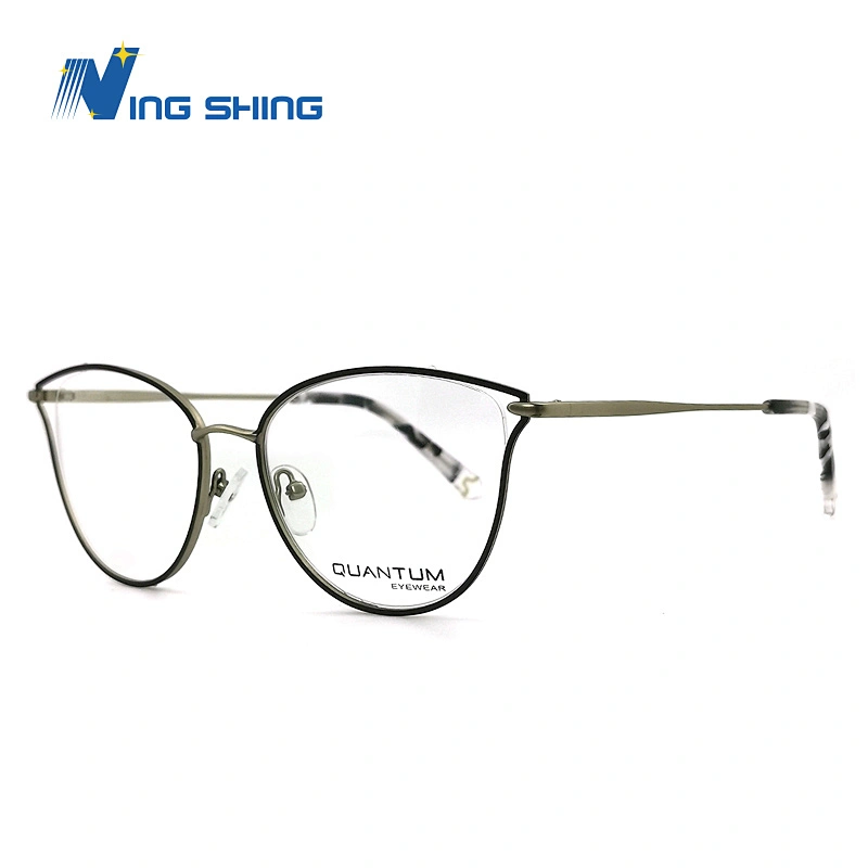 2020 New Arrival Glasses Optical Frame Half Fra Metal Frame Half Rim Designer Clear Lens Eye Glasses Frame oem eyeglasses frames