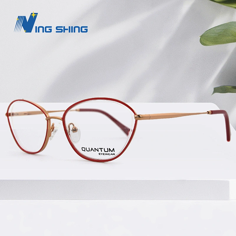 20192020 New Arrival Durable ladies Eyewear Metal Frame Half Rim Designer Clear Lens Eye Glasses Framemen optical frame