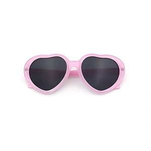 High Quality Kids Promotional Trendy Plastic Heart Sunglasses Sun Glasses