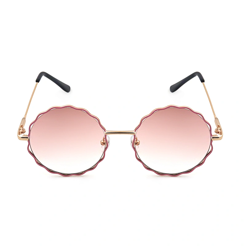 Custom Logo Security Custom Logo Womens Fashion Vintage Vogue Metal Sunglasses