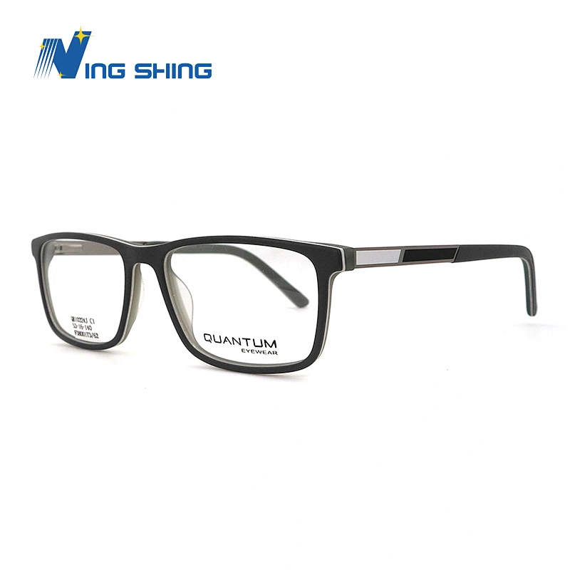 NEW arrival spring hinge acetate tip eyeglasses frame handmade acetate eyewear optical glasses spectacle frames metal temple
