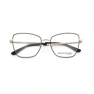 Custom Morden Square Full Rim Metal Spectacle Frame Optical Eyeglasses
