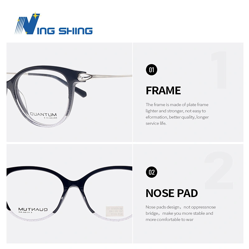 2019 NEW design eyewear for women color matching spectacle frame  Acetate Carve optical  glasses