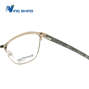 2020 New Arrival Glasses Optical Frame Half Fra Metal Frame Half Rim Designer Clear Lens Eye Glasses Frame oem eyeglasses frames