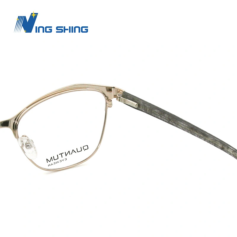 2020 New Arrival Glasses Optical Frame Half Fra Metal Frame Half Rim Designer Clear Lens Eye Glasses Frame oem eyeglasses frames